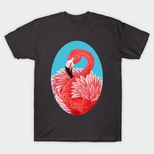 Pink Tropical Flamingo T-Shirt